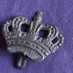Antiek Militair Kroon Embleem, Verzenden, Landmacht, Nederland, Embleem of Badge