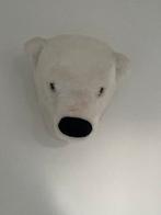 Wanddecoratie - Pluche ijsbeer hoofd, Ophalen, Zo goed als nieuw