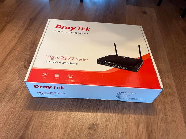 Draytek Vigor2927F Dual-WAN Router, Glasvezel modem., Computers en Software, Routers en Modems, Nieuw, Router, Ophalen of Verzenden