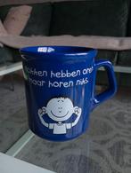 Blue Band Mok - 'Mokken hebben oren', Ophalen of Verzenden, Aardewerk, Overige stijlen, Kop(pen) en/of Schotel(s)