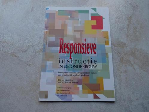 Responsieve instructie in de onderbouw, J.Castelijns/L.Steve, Boeken, Advies, Hulp en Training, Zo goed als nieuw, Ophalen of Verzenden