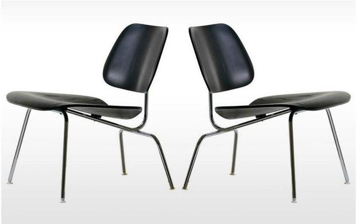 LCM Chair Black 2x  | Design: Charles & Ray Eames | Vitra, Huis en Inrichting, Fauteuils, Nieuw, Ophalen