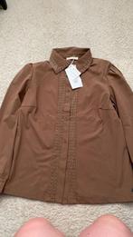 blouse met kanten details - Triple Nine - Maat M - nieuw, Maat 38/40 (M), Bruin, Triple nine, Nieuw