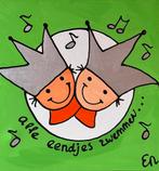 3 Kleurrijke Schilderijtjes Baby/Kinderkamer, Antiek en Kunst, Ophalen of Verzenden