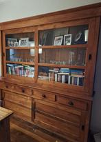 Grote prachtige teak houten kast plus tafel, Ophalen, 200 cm of meer, Teakhout, Zo goed als nieuw