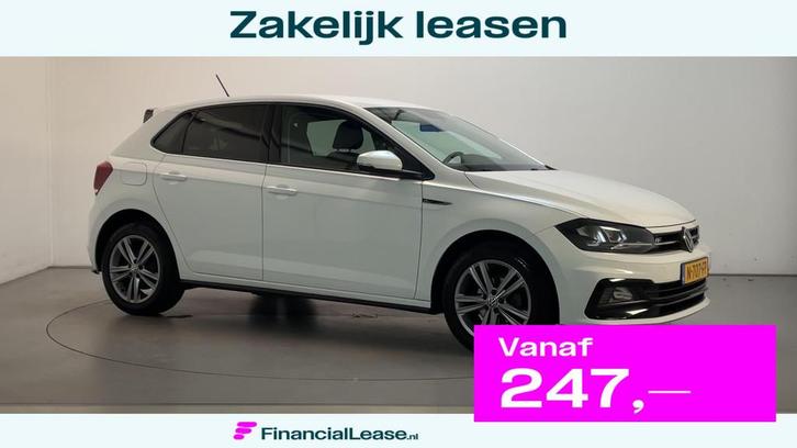 Volkswagen Polo 1.0 TSI DSG R-Line Edition App-Connect Adapt, Auto's, Volkswagen, Bedrijf, Lease, Financial lease, Polo, ABS, Adaptive Cruise Control