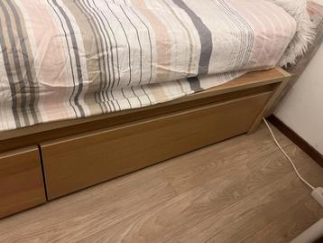 Ikea Malm eenpersoonsbed met lades - afbeelding 2
