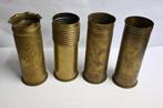 4 stuks wo1 hulzen 1914-18 trench art lege huls, Verzamelen, Ophalen of Verzenden, Landmacht, Duitsland, Overige typen
