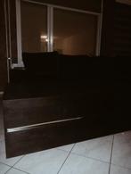 Zwarte bonito mangohout visgraat salontafel - Nieuwstaat!, 100 tot 150 cm, Zo goed als nieuw, Minder dan 50 cm, Rechthoekig