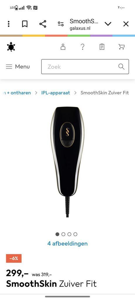 Het Smoothskin laserontharingsapparaat, Witgoed en Apparatuur, Persoonlijke-verzorgingsapparatuur, Zo goed als nieuw, Verzenden