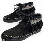 Zwarte boho laarsjes met franjes 40 moccasin Ibiza, Kleding | Dames, Schoenen, Zwart, Ophalen of Verzenden, Zo goed als nieuw