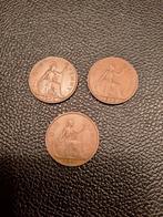 Great Britain one penny 1944-1945-1947, Postzegels en Munten, Munten | Europa | Niet-Euromunten, Ophalen of Verzenden, Overige landen