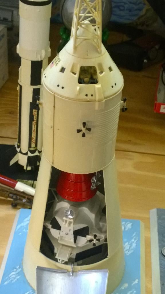 Revell Apollo Lunar Spacecraft, kitnr. H-1838:600, Hobby en Vrije tijd, Modelbouw | Overige, Gebruikt, 1:32 tot 1:50, Ophalen