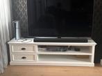 Wit tv-meubel Maison du Monde Newport, Ophalen, 100 tot 150 cm, Zo goed als nieuw, Minder dan 100 cm