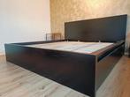MOET SNEL WEG! | IKEA MALM Bedframe 180x200 met lattenbodem, Ophalen, Zo goed als nieuw, 180 cm, Bruin