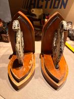 Vintage Boekensteunen met Paardenhoofd, Huis en Inrichting, Woonaccessoires | Overige, Ophalen of Verzenden, Gebruikt