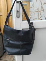 Echt leer !mooi tas van MICMACBAGS, zwart, Sieraden, Tassen en Uiterlijk, Tassen | Schoudertassen, Overige merken, Gebruikt, Verzenden
