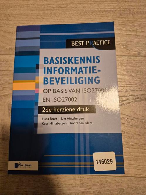Basiskennis Informatiebeveiliging - ISO27001/ISO27002, Boeken, Studieboeken en Cursussen, Nieuw, Ophalen of Verzenden