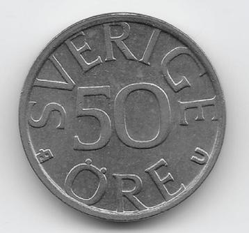 Zweden 50 öre 1977  KM# 855 beschikbaar voor biedingen