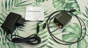Digitaal naar analoog audio converter (DAC) met 5v adapter beschikbaar voor biedingen