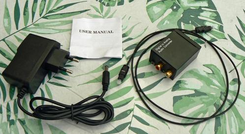 Digitaal naar analoog audio converter (DAC) met 5v adapter, Audio, Tv en Foto, Converters, Nieuw, Verzenden