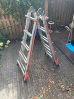 Hymer Telescoopladder 5x4 6,10m hoog, Doe-het-zelf en Verbouw, Ladders en Trappen, Gebruikt, Ophalen of Verzenden, Ladder, Opvouwbaar of Inschuifbaar