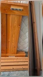Eenpersoons massief grenen bed, afmeting 210 bij 90, Ophalen, Gebruikt, 90 cm, Eenpersoons