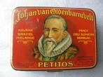 Oud Sigaren Blik - Johan van Oldenbarnevelt - Petitos, Verzenden, Gebruikt, Tabaksdoos of Verpakking