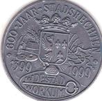 600 JAAR STADSRRECHTEN DE STAD WORKUM 1399 - 1999, Postzegels en Munten, Penningen en Medailles, Ophalen of Verzenden, Overige materialen