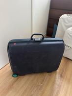 Stevige Samsonite koffer - Blauw/Groen, Sieraden, Tassen en Uiterlijk, Koffers, Ophalen, Gebruikt, 50 tot 60 cm, Hard kunststof