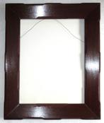 Massief zwaar eikenhouten schilderijlijst met snijwerk., Ophalen of Verzenden, Hout