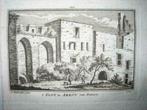 244 / Abcoude  het Slot Kopergravure 18e eeuw, Antiek en Kunst, Kunst | Etsen en Gravures, Ophalen of Verzenden