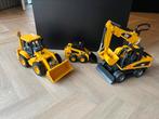 Bruder CAT graafmachine, minilader en JCB shovel, Ophalen, Zo goed als nieuw