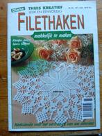 haken: Diana thuis kreatief nr 65 filethaken - mooi!, Patroon of Boek, Gebruikt, Haken, Verzenden