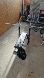 Halter + bank + schijven, Ophalen, Gebruikt, Krachtstation, Metaal