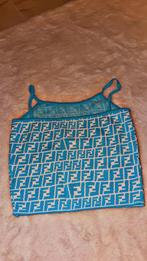 Fendi top, Maat 38/40 (M), Blauw, Ophalen of Verzenden, Zo goed als nieuw