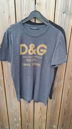D&G T-shirt - Maat M - Grijs, Dolce & Gabbana, Maat 48/50 (M), Ophalen of Verzenden, Zo goed als nieuw