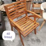 Houten Tuinstoel met Armleuning, Tuin en Terras, Ophalen, Gebruikt, Hout