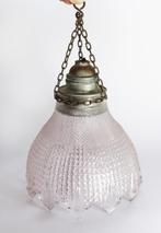Art-deco kristallen hanglamp, Antiek en Kunst, Antiek | Lampen, Ophalen of Verzenden