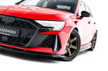 Maxton Design Audi RS3 Sedan 8Y Facelift Splitter Spoiler V1 beschikbaar voor biedingen