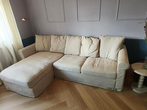3 zits hoekbank met opbergruimte Ikea Grönlid, Huis en Inrichting, Banken | Complete zithoeken, Gebruikt, Stof, Ophalen