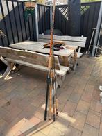 Diverse hengels te koop 4 stuks in 1 koop, Watersport en Boten, Hengelsport | Karpervissen, Ophalen of Verzenden, Gebruikt, Werphengel
