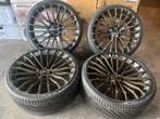 22 inch Oegineel Breyton BMW  5/6/7 velgen met banden, Band(en), 285 mm, 21 inch, Ophalen of Verzenden