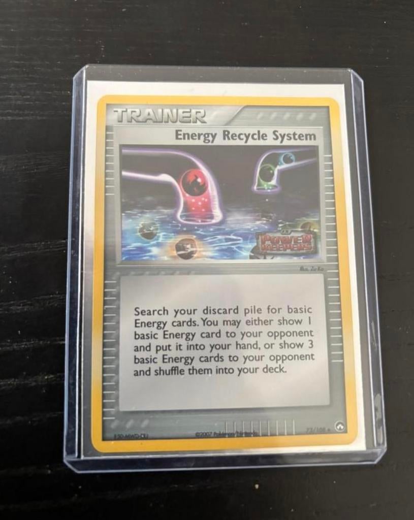 Pokémon Kaarten Energy Recycle System Reverse Holo 73/108 EX, Ophalen of Verzenden, Zo goed als nieuw, Meerdere kaarten