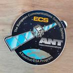 Grote stickers van ECS satelliet ( ANT ) ESA program., Verzamelen, Bedrijf of Vereniging, Ophalen of Verzenden, Zo goed als nieuw