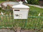 Oude stalen brievenbus met kroon.., Tuin en Terras, Brievenbussen, Ophalen of Verzenden, Zo goed als nieuw, IJzer