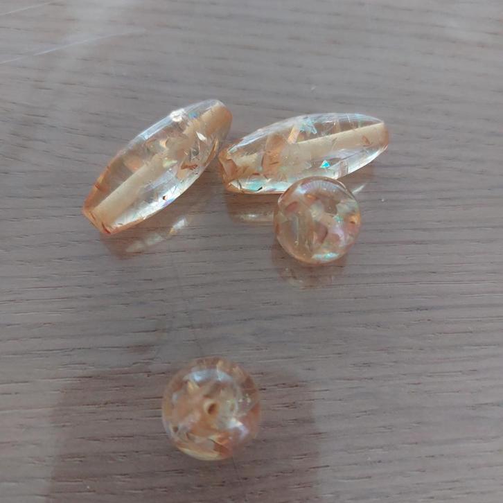 Gele Acryl Kralen, Hobby en Vrije tijd, Kralen en Sieraden maken, Nieuw, Kraal, Ophalen of Verzenden