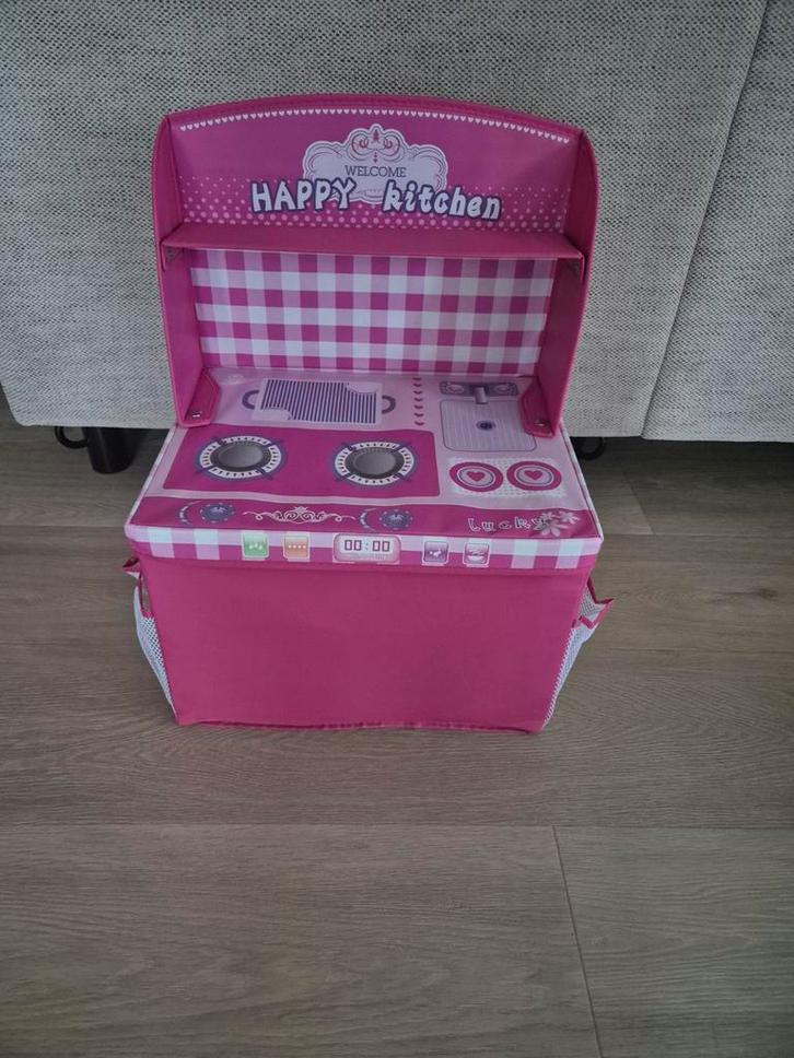 Leuk inklapbaar keukentje met opslagruimte erin, Kinderen en Baby's, Speelgoed | Speelkeukens, Ophalen of Verzenden