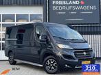 Fiat Ducato 33 2.3 150pk Automaat Dubbele Cabine Trekhaak/Ca, Auto's, Euro 5, Stof, Gebruikt, Zwart