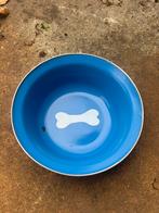 Emaille drinkbak met botjes erop voor de hond, Antiek en Kunst, Ophalen of Verzenden